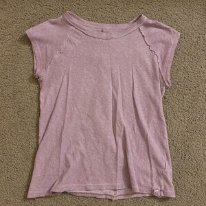 Free People Pink Cap Sleeve Top